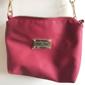 Bebe Red Cross body purse.